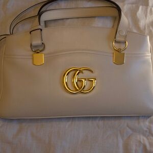 Gucci Arlo Large Top Handle Bag White